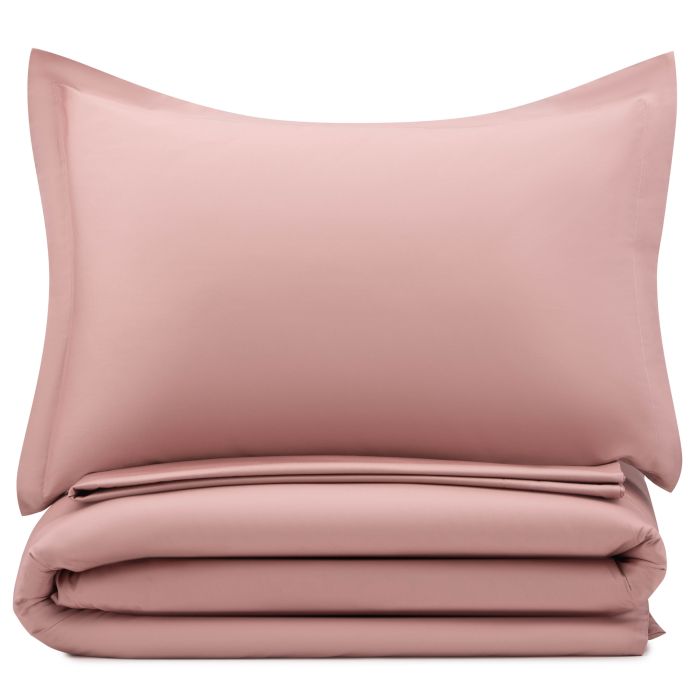 Пододеяльник Ardesto Mix&Match Premium, 160х220см, 100% хлопок, сатин,  розовый светлый
