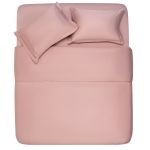 Простирадло на резинці Ardesto Mix&Match Premium, 180x200+30см, 100% бавовна, сатин, рожевий світлий