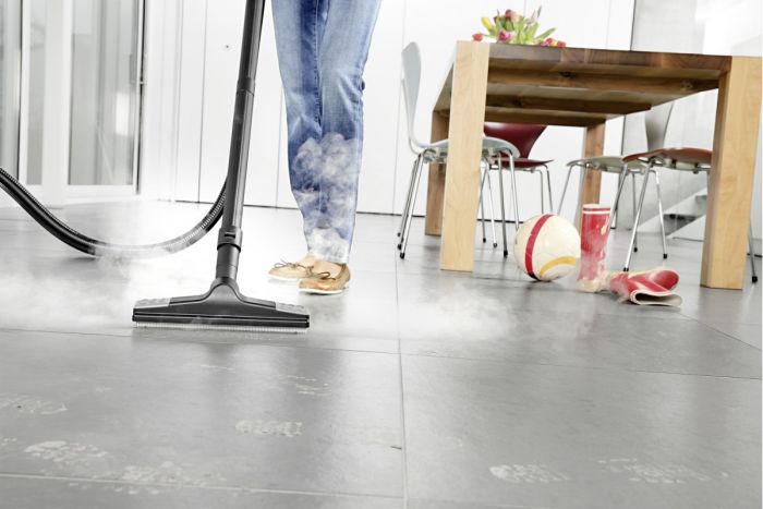 Паропылесос Karcher SV 7, 2200Вт, влажная уборка, вода -0.45л, HEPA, обработка паром, бело-черный