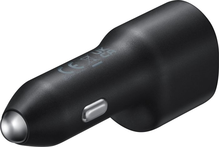 Зарядное устройство автомобильное Samsung 40Вт USB-A/USB-C, черный