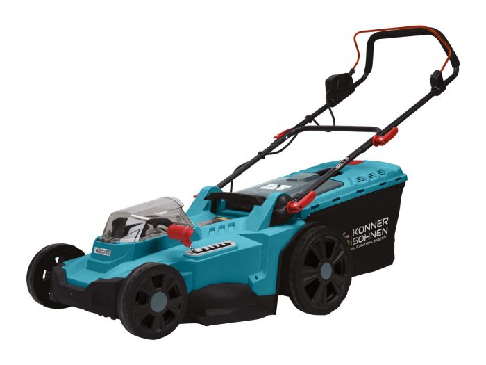 Газонокосарка акумуляторна Konner&Sohnen KS 43LM-40V 40В(20+20) 43см 50л 25-75мм 15.5кг без АКБ та ЗП