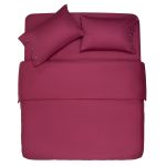 Підковдра Ardesto Mix&Match, 160х220см, 100% бавовна, сатин, бордовий