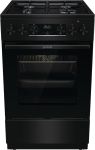 Плита Gorenje комбінована, 62л, 50x60см, дисплей, IconLed, емальовані, чорний 