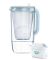 Фільтр-глечик Brita Glass Jug One скляний 2.5л (1.7л очищеної води) з фільтр-картриджем, синій