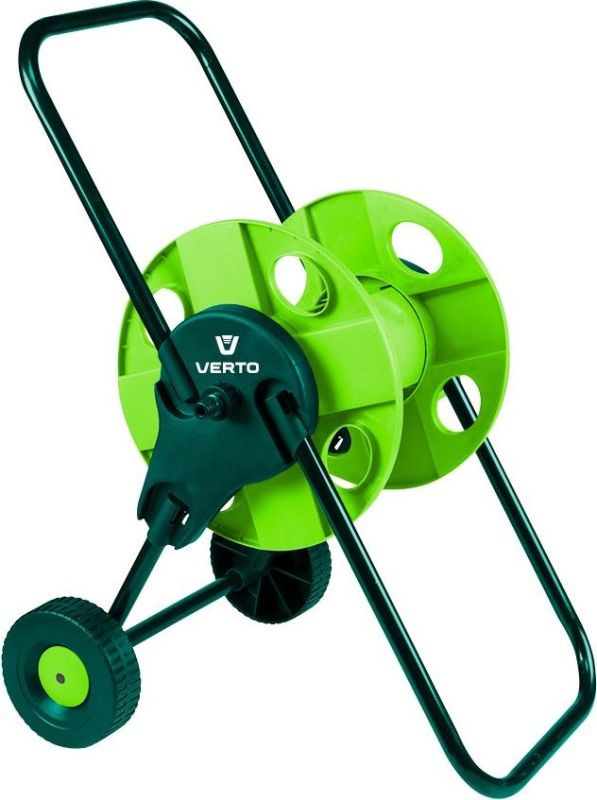 Катушка для шланга Verto на колесах 45м 1/2" 35м 5/8" 15м 3/4"