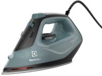 Праска Electrolux, 2400Вт, 250мл, паровий удар 110гр, керам. підошва, зелено-чорний