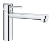 Змішувач для кухні Grohe BauClassic, довж.виливу - 222мм, поворотний, 1важіль, хром