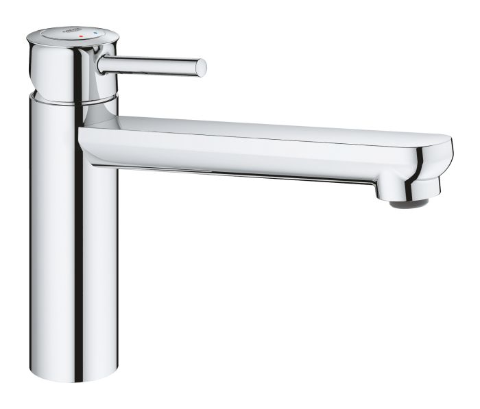 Смеситель для кухни Grohe BauClassic, дл.излива - 222мм, поворотный, 1рычаг, хром