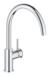 Змішувач для кухні Grohe BauClassic, довж.виливу - 223мм, поворотний, 1важіль, хром