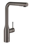 Змішувач для кухні Grohe Essence, довж.виливу - 204мм, поворотний/витяжний, 1важіль, графіт