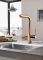 Змішувач для кухні Grohe Essence, довж.виливу - 204мм, поворотний/витяжний, 1важіль, матовий теплий захід сонця