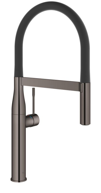 Змішувач для кухні Grohe Essence, довж.виливу - 240мм, поворотний/гнучкий, 1важіль, графіт