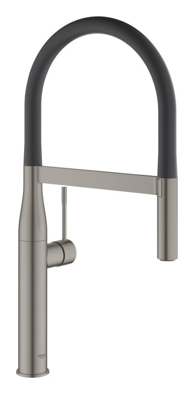 Змішувач для кухні Grohe Essence, довж.виливу - 240мм, поворотний/гнучкий, 1важіль, матовий графіт