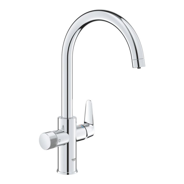 Смеситель для кухни Grohe Start Curve, дл.излива - 223мм, поворотный, 1+1фильтр, хром
