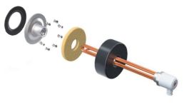 Электрический нагревательный элемент TESY ACS El Kit 3kW-PLUG AND PLAY V1404 3кВт 6/4" термостат фланец
