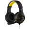 Гарнітура ігрова 2E GAMING HG300, mini-jack/dual 3.5мм, LED, 2м, чорний