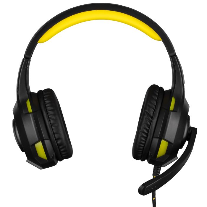 Гарнітура ігрова 2E GAMING HG300, mini-jack/dual 3.5мм, LED, 2м, чорний