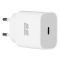 Зарядний пристрій мережевий 2E 20Вт USB-C PD, білий