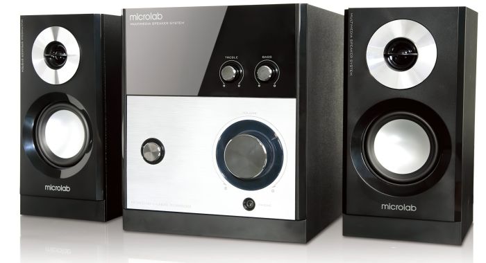 Акустическая система MICROLAB  2.1, 59W, mini-jack, черный Microlab M-880