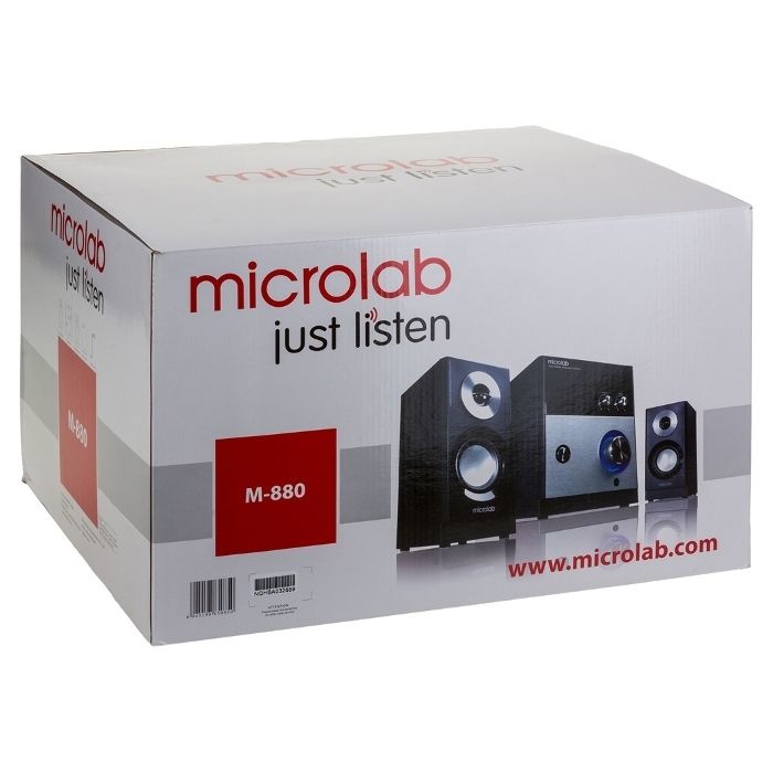 Акустическая система MICROLAB  2.1, 59W, mini-jack, черный Microlab M-880