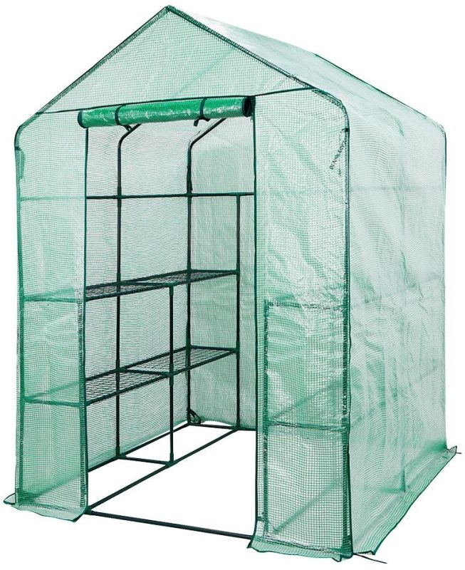Парник складной Neo Tools 195х143х143, 4 полки, ПЭ пленка 135г, зеленый