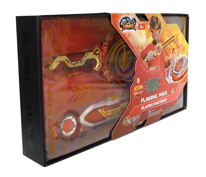 Волчок Infinity Nado VI Flaming Pack Пылающий Боевой Медведь (Blazing War Bear)