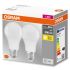 Набор ламп 2шт OSRAM LED E27 8.5Вт 2700К 806Лм A60
