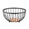 Корзина Ardesto Midori 25х25х13см, металл, дерево, черный