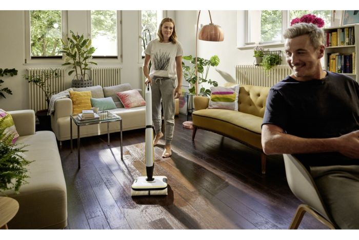 Підлогомийна машина Karcher FC 7 Cordless, вода -0.4л, автон. робота до 45хв, вага-4.3кг, срібний