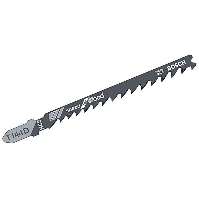 Полотно пилочное для электролобзика HSC Bosch по дереву, T 144 D, 4-5.2х100мм, 2шт