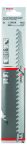 Полотно пиляльне для шабельної пилки Bosch Professional по дереву, S 1542 K, 3TPI, 2шт