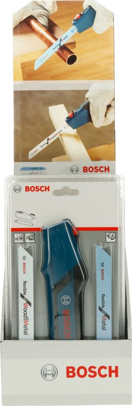 Рукоятка-держатель для сабельных полотен Bosch c 2 полотнами
