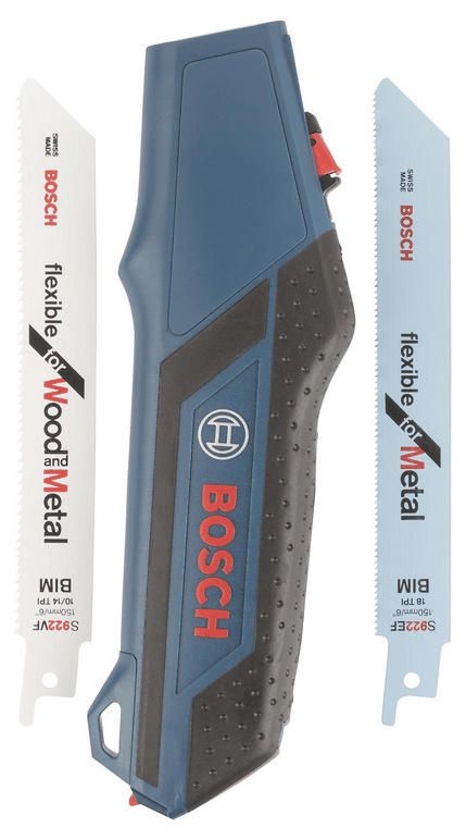 Рукоятка-держатель для сабельных полотен Bosch c 2 полотнами