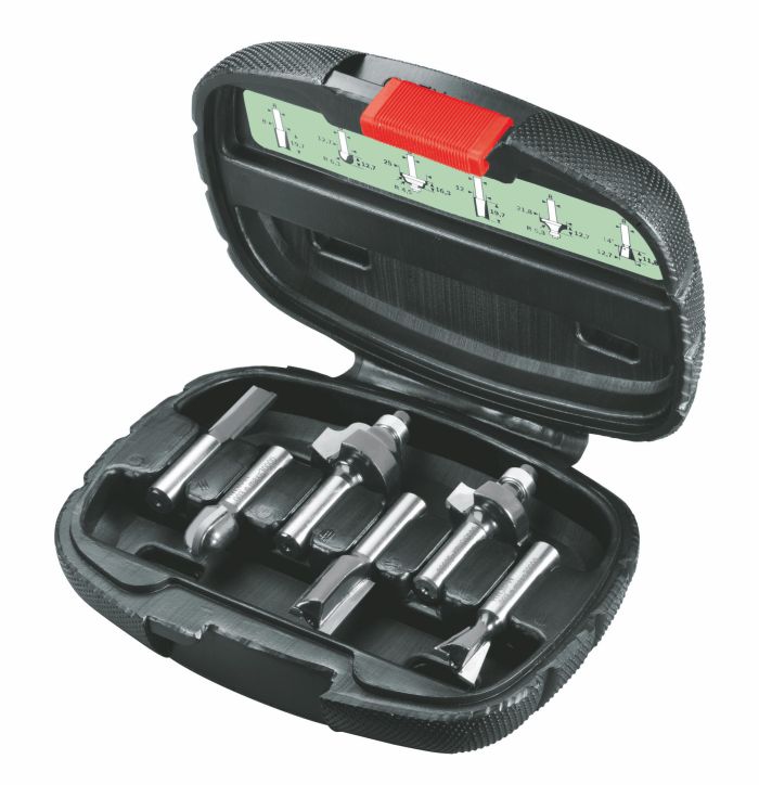 Набор фрез по дереву Bosch Expert for Wood 8мм, 6шт