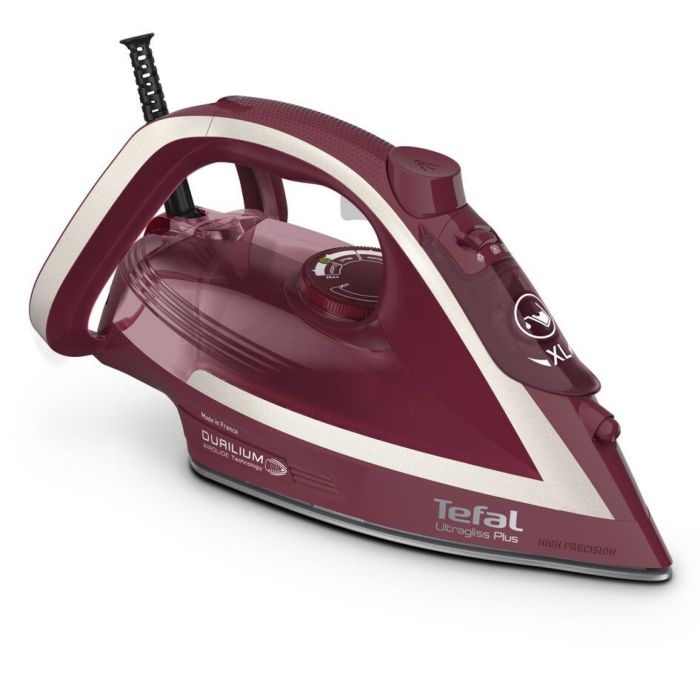 Утюг Tefal Ultragliss Plus, 2800Вт, 270мл, паровой удар -260гр, постоянный пар - 50гр, керам. подошва, бордовый