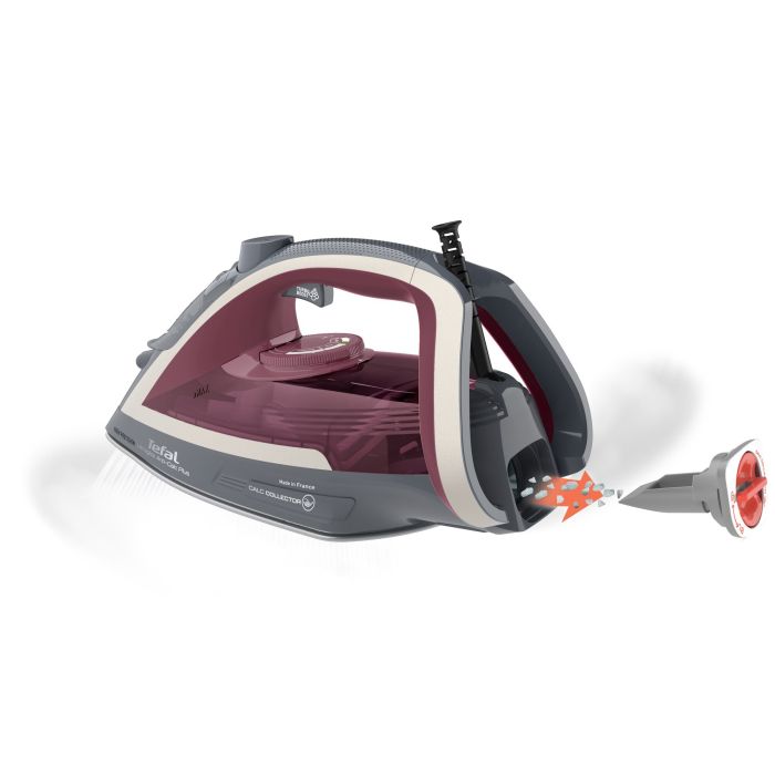 Праска Tefal Ultragliss Plus, 2800Вт, 270мл, паровий удар -260гр, постійна пара - 50гр, керам. підошва, бордово-сірий