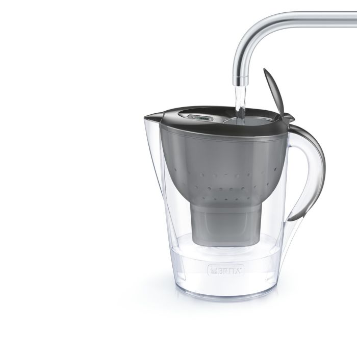 Фильтр-кувшин Brita Marella Memo MXPro 2.4л (1.4л очищенной воды) с фильтр-картриджем 3шт, графит