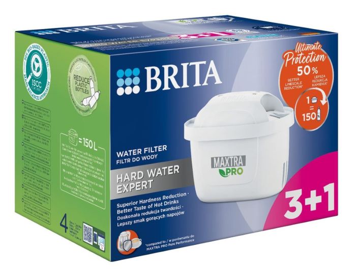 Фильтр-картридж Brita MXPro Limescale для жесткой воды 3+1шт