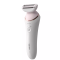 Эпилятор  Philips 8000 series дисковый, аккумул., пинцет.-32, влаж.+сух., чехол, насадок-7, белый