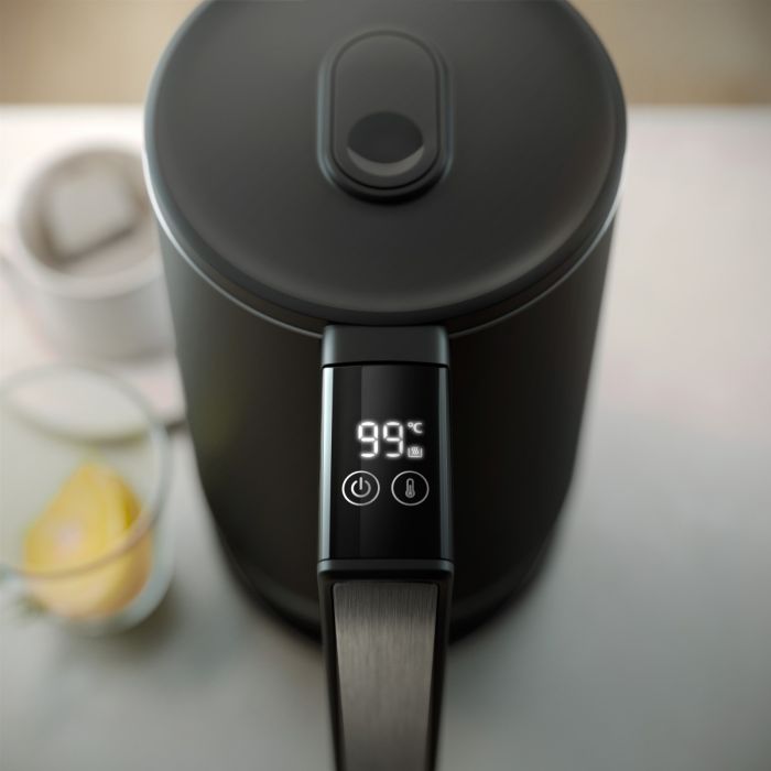 Электрочайник Philips Series 7000, Strix, с двойными стенками, 6 темп.реж, черный