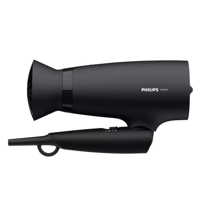Фен Philips 3000 Series дорожный, 1600Вт, режимов-3, дифузор, хол. обдув, черный