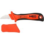 Нож монтёрский Neo Tools, диэлектрический, для работ под напряжением 1000В, лезвие 50мм, 190мм