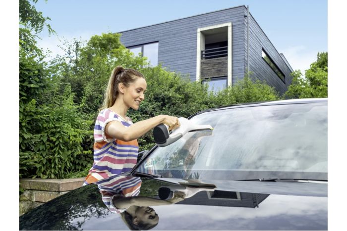 Пылесос Karcher оконный WV 6 Plus, вода -0.15л, автон. раб. до 100мин, вес-0.76кг, белый