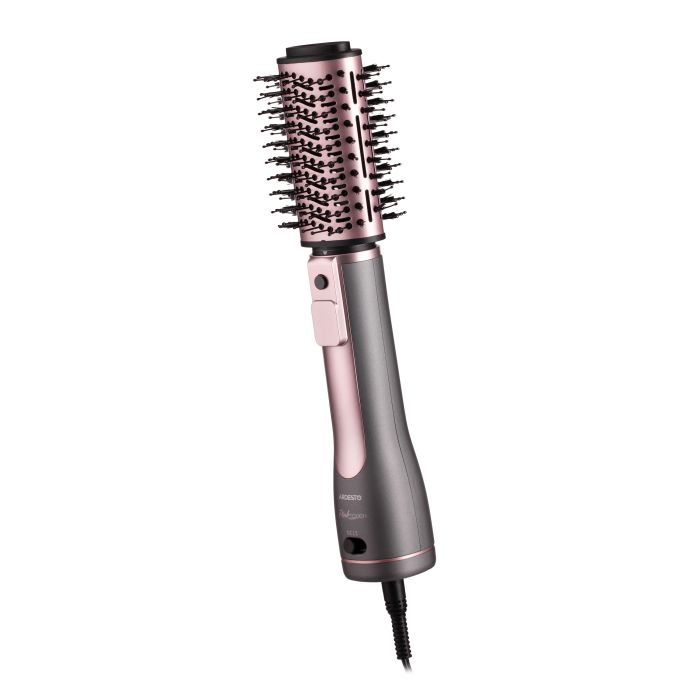 Фен-щётка Ardesto  Brush Pink Touch,1200Вт, 2скорости, 2 темп. режима, LED-дисплей, функция ионизации , 4 насадки, серый+розовый