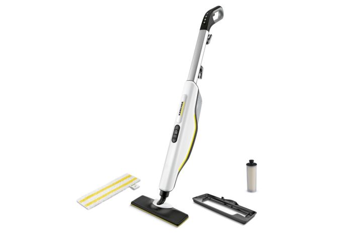 Пароочиститель Karcher SC 3 Upright, 1900 Вт, 1000мл, 3.5Бар, (паровая швабра), белый