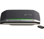 Спікерфон Poly Sync 20+ з адаптером BT700, сертифікат Microsoft Teams, 3 x Bi-Mic, радіус 2 м, USB-C, Bluetooth, сірий