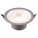 Светильник даунлайт LEDVANCE Decor Filament Echo 7Вт 650Лм 2700K 166мм сірий