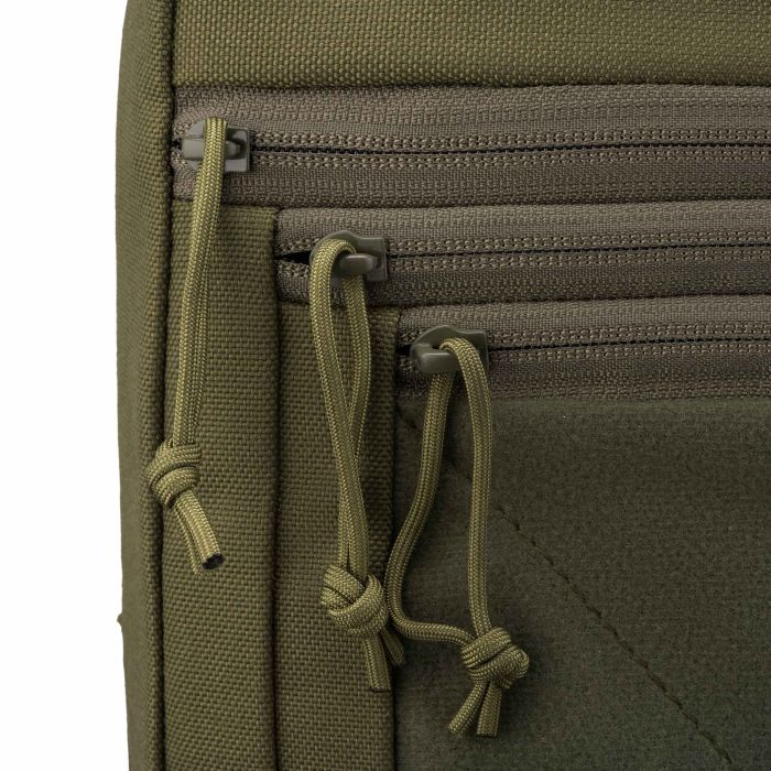 Сумка-слинг 2Е Tactical, кобура с быстрым открыванием, 6 отсеков, зелёная