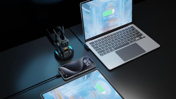 Зарядное устройство сетевое GravaStar Alpha65 65Вт 2XUSB-C/USB-A, cірий