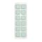 Форма для льоду з кришкою ARDESTO Fresh, 26х9.5х3.5см, силікон, пластик, зелений